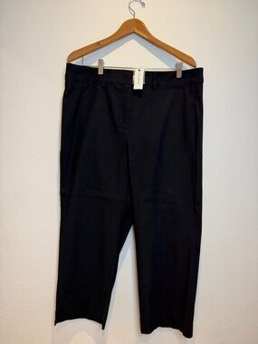 Lane Bryant Stretch Ankle Black Pants New With Tags Size 18